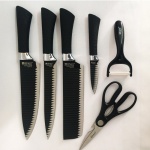 Set de 4 cuchillos profesionales + tijera + pela papa chef