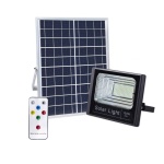 Reflector recargable con panel solar y control remoto 100w