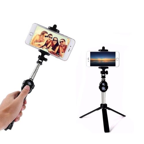 Bastón palo de selfie Monopod trípode con bluetooth y control