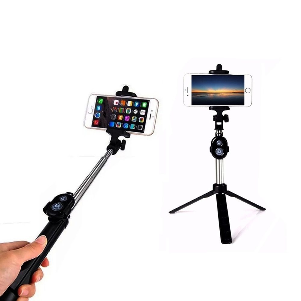 Bastón palo de selfie Monopod trípode con bluetooth y control