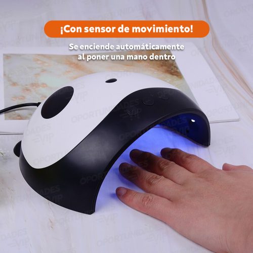 Cabina secador de uñas led uv con sensor y usb panda