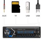 Estéreo bt desmontable con FM MP3 USB SD Aux deh 7008 - 9