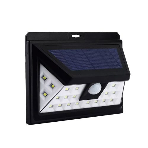 Luz recargable de pared con 32 leds y panel solar - Pack 12 unidades