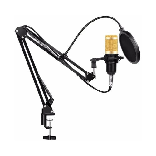 Microfono condenser profesional con brazo plegable