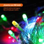 Guirnalda led de 220v 8 metros – 100 luces RGB