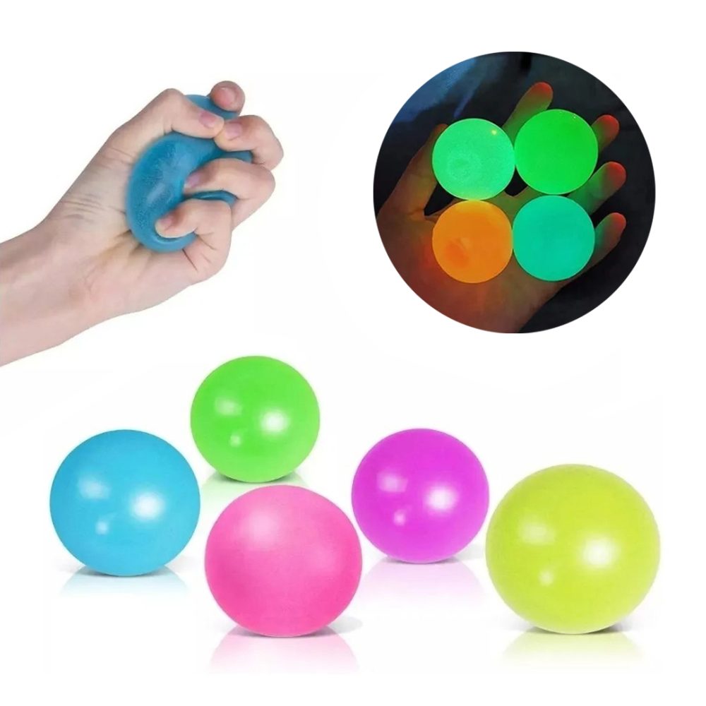 Pelotas luminosas x6 – Sticky Ball