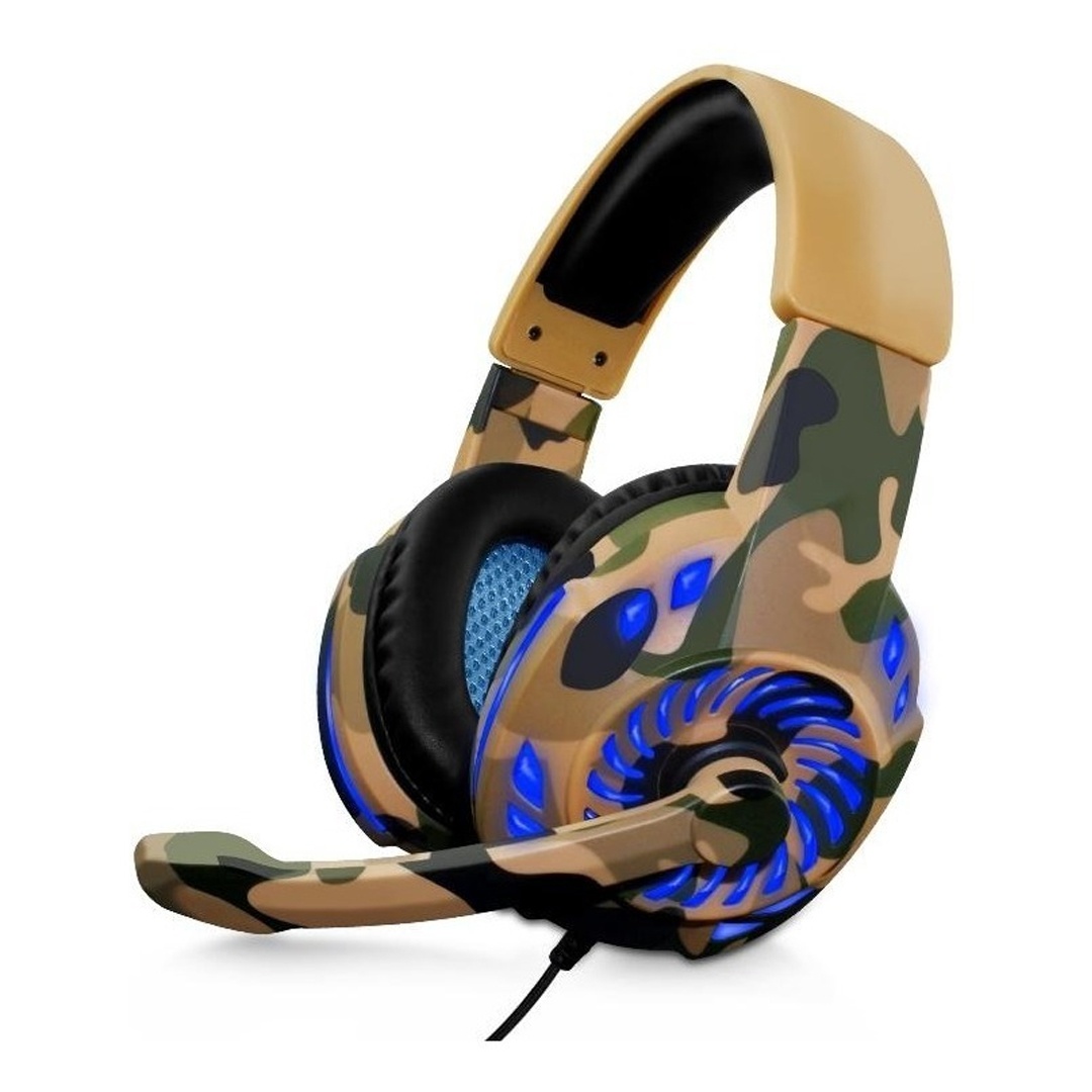 Auriculares gamer camuflado flexible G305 con micrófono
