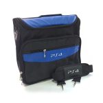 Bolso mochila para consola PS4 con compartimientos para joysticks y juegos