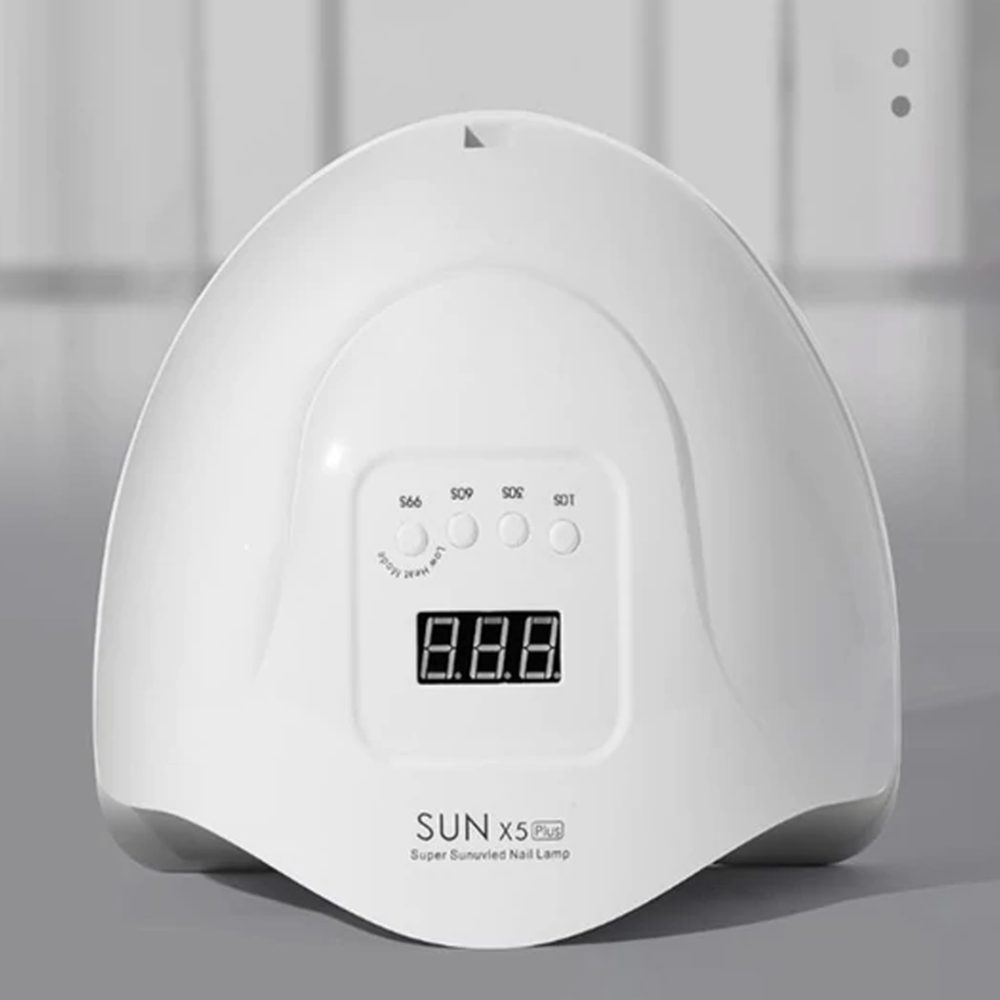 Cabina secadora de uñas gelificadas con luz led UV 5x Plus 80w