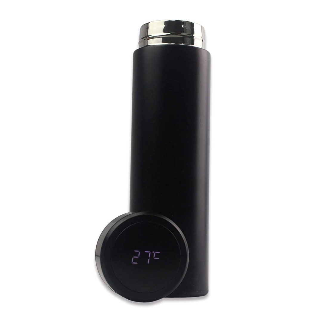 Termo botella térmica de acero 500 ml con sensor de temperatura
