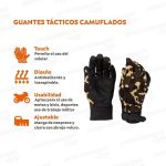 Guantes antideslizantes camuflados tácticos deportivos 5.11