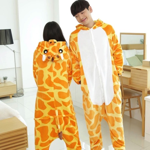 Pijama mameluco de jirafa para niños – Disfraz de invierno