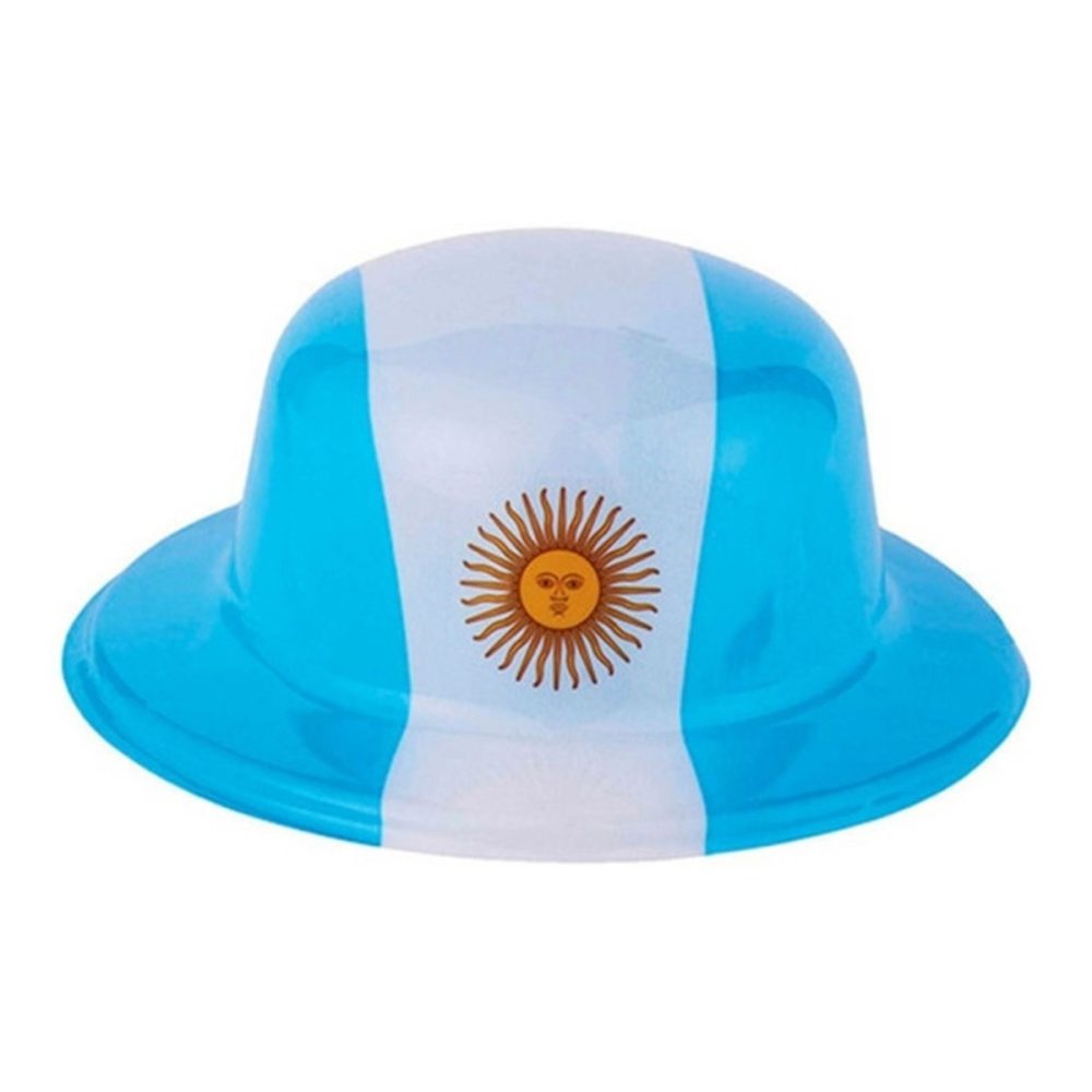Sombrero de cotillón de la selección Argentina x 12 unidades