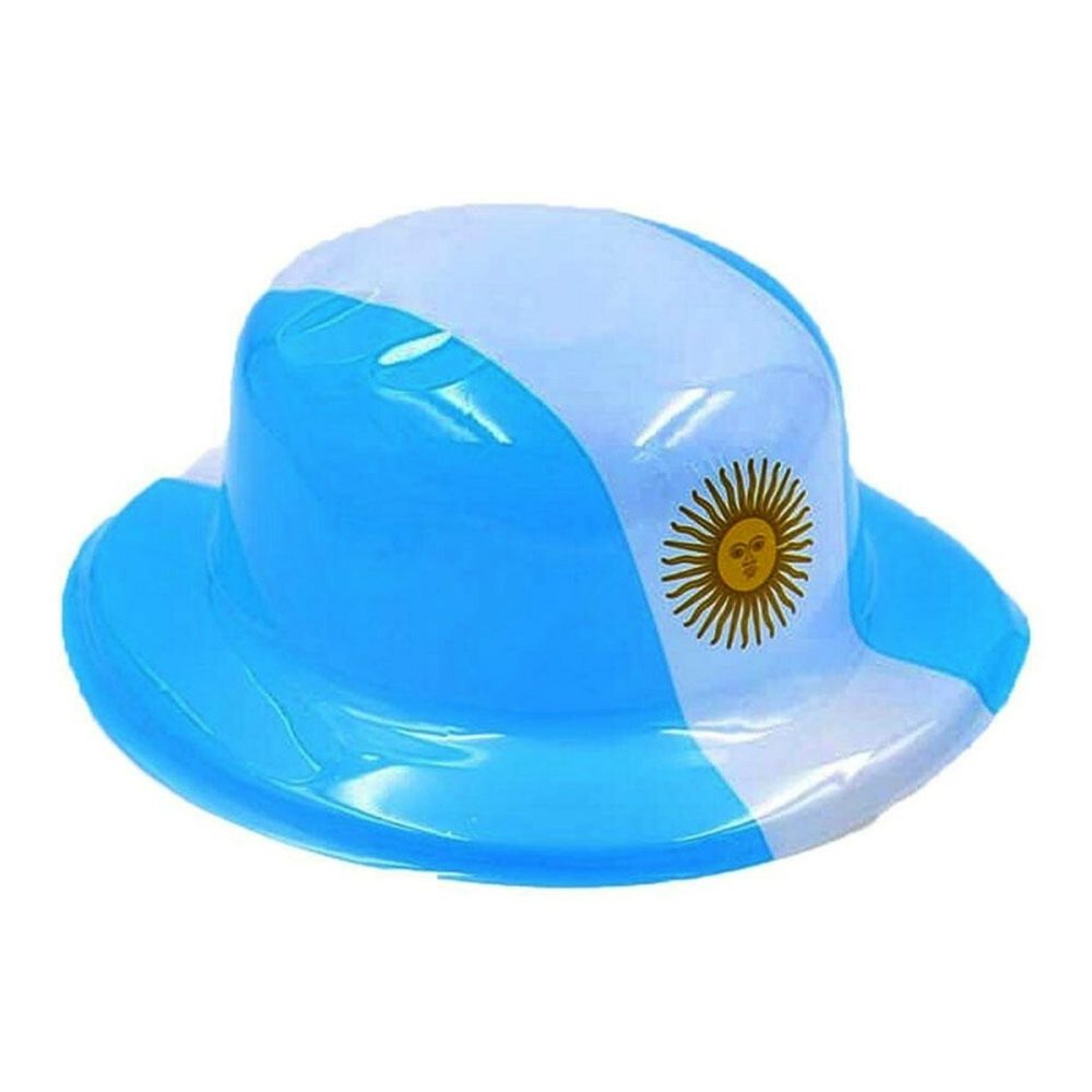Sombrero de cotillón de la selección Argentina x 12 unidades