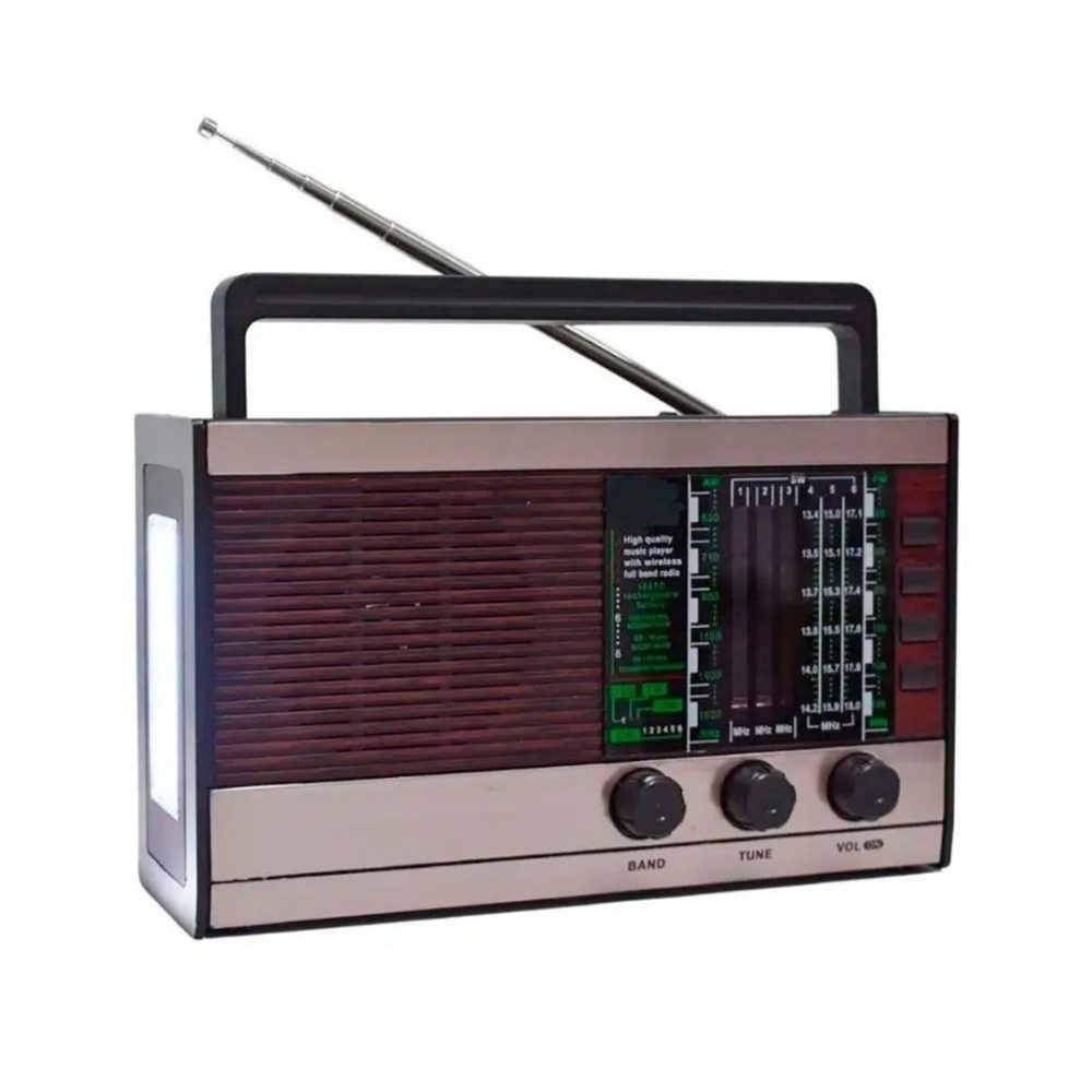 Radio portátil retro AM FM con luz y bluetooth Yx-121ubt