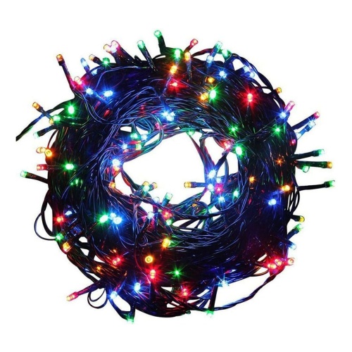 Guirnalda LED RGB multicolor para decoración de navidad 40 mts 220v