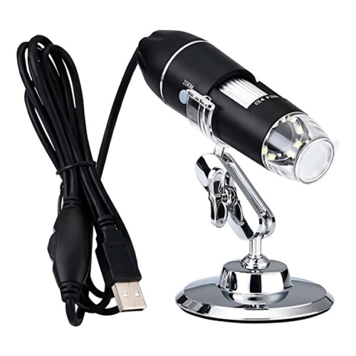 Microscopio Digital USB 1600x 2mp fotos videos LED Hlt901