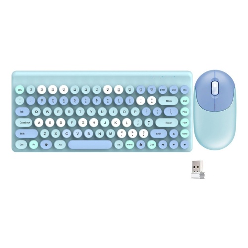 Kit teclado y mouse inalámbrico con receptor USB Dn-c600