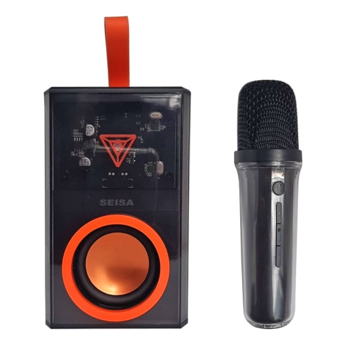 Set karaoke portátil micrófono + parlante inalámbrico Sq-k3