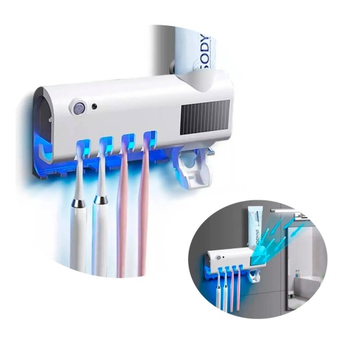 Dispenser dental porta cepillos esterilizador con luz uv 90501