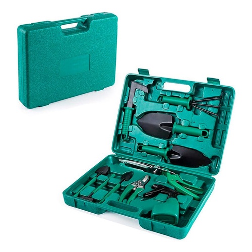 Set jardinería kit de jardín 10 piezas con valija S00121