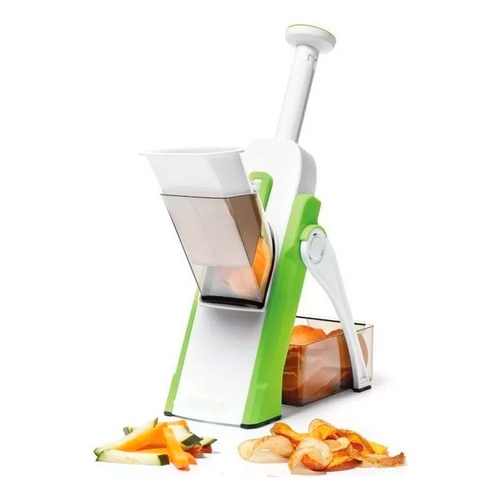 Cortador de verduras y frutas mandolina vertical 4 cortes