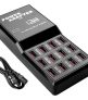 Hub cargador 12 puertos USB 12a 220v