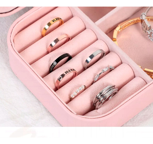 Joyero caja organizador para accesorios anillo joyas S0335 - Image 14