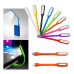 Lámpara LED flexible notebook USB linterna de silicona - Imagen 32