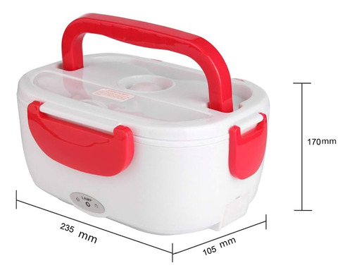 Lonchera Vianda Electrica Porta Comida 1.5 L Auto 505384a - Imagen 20