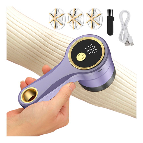 Quita Pelusas Ropa Muebles Removedor Recargable Led Dn-310 - Image 8