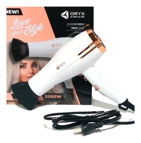 Secador De Pelo Frio Calor 2000w Con Difusor 220v Or-8945 - Image 3