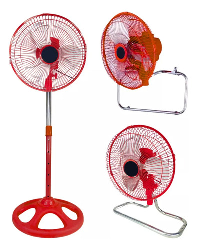 Ventilador 3 En 1 10 Pulgada Pie Pared Turbo Para Hogar - Imagen 5
