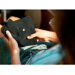Almohada Viaje Inflable Terciopelo Almohadilla Av001 – vista posterior