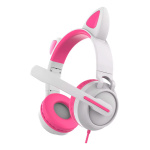 Auriculares Orejas Gato Con Microfono Luz Led Musica Ej-z58 - Image 5
