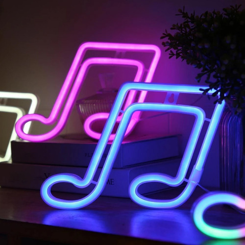 Cartel neón LED nota musical - Imagen 14
