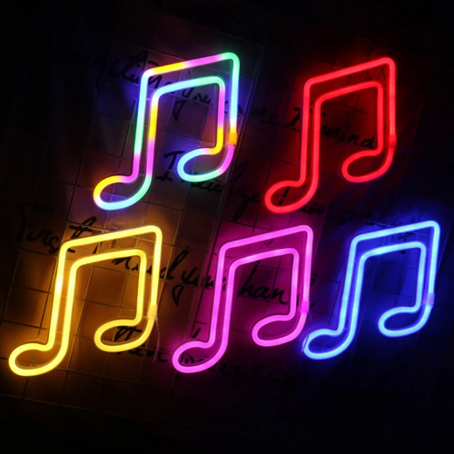 Cartel neón LED nota musical - Imagen 31