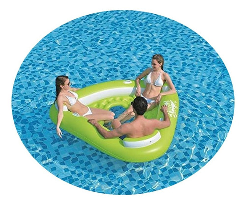 Colchoneta inflable para 3 personas con respaldo 18962 - Image 2