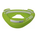 Colchoneta inflable para 3 personas con respaldo 18962