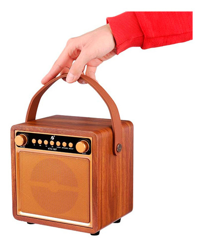 Parlante Portátil Karaoke Con Microfono Bt 10w Usb Kts-1687 - Image 3