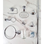 Set De Accesorios Para Baño Acero Inoxidable Cromado B1034 - Image 8