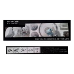 Set De Accesorios Para Baño Acero Inoxidable Cromado B1034 - Image 2