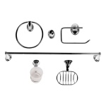 Set De Accesorios Para Baño Acero Inoxidable Cromado B1034 - Image 3
