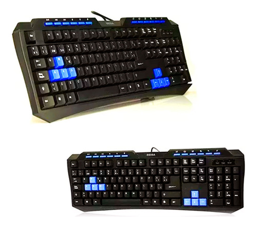 Teclado Para Computadora Pc Notebook Gamer Cable Usb Dn-d221 - Image 4