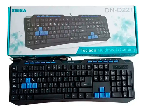 Teclado Para Computadora Pc Notebook Gamer Cable Usb Dn-d221 - Image 2