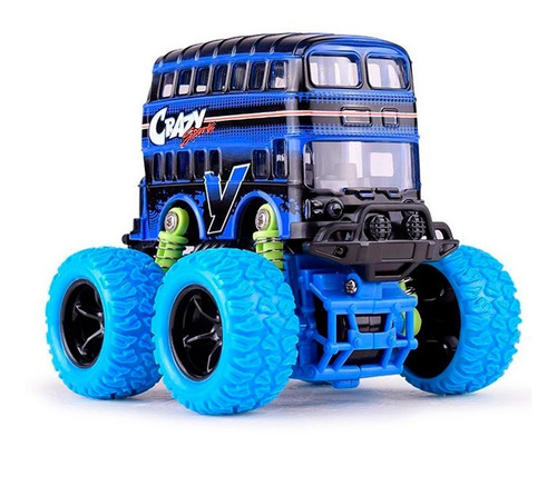 Auto A Fricción Infantil Autobus Vehículo 2 Pisos Js998-2 - Image 1