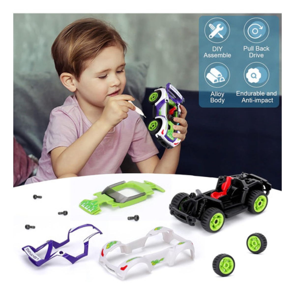 Auto encastrable pullback para armar - Image 11