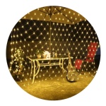 Red cortina LED blanco cálido 3x3mts