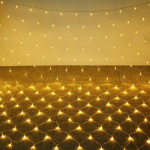 Red cortina LED blanco cálido 3x3mts - Imagen 2