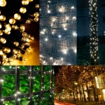 Guirnaldas multicolor 90 luces LED solares 10 mts - Image 9